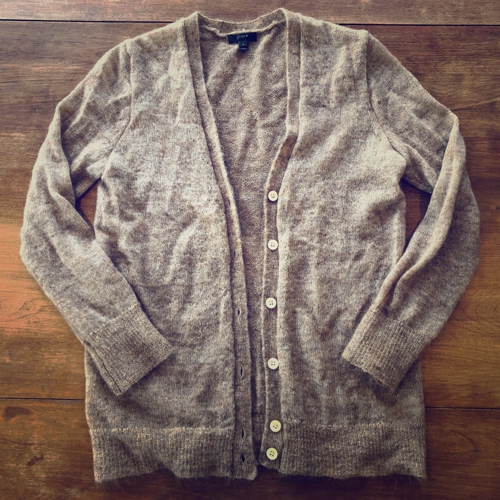 J. Crew Classic Mohair Cardigan